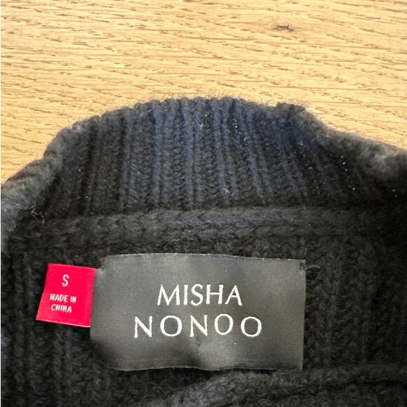 Misha Nonoo - Jacinta Twist Sweater in Black - Picture 3 of 5